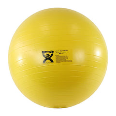 CanDo Inflatable Exercise Ball - ABS Extra Thick - Yellow - 18