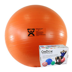 CanDo Inflatable Exercise Ball - ABS Extra Thick - Orange - 22