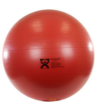 CanDo Inflatable Exercise Ball - ABS Extra Thick - Red - 30" (75 cm)