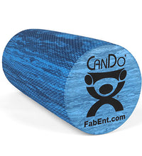 CanDo Foam Roller - Blue EVA Foam - Extra Firm - 6" x 12" - Round