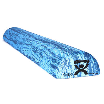 CanDo Foam Roller - Blue EVA Foam - Extra Firm - 6" x 36" - Half-Round