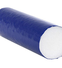 CanDo Foam Roller - PE foam, Blue TufCoat Finish - 4" x12" - Round