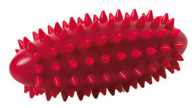 Knobbed Ball Long - 2.75" x 1.6" - Red