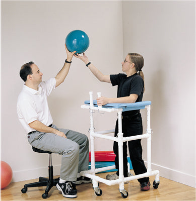 PVC platform walker, pediatric, 30 - 42 inches