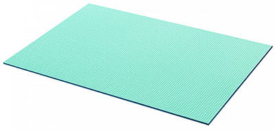 Airex Exercise Mat, Diana 200, 79" x 49" x 0.6", Water Blue, Case of 10