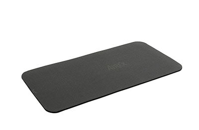 Airex Exercise Mat, Fitline 100, Studio, 39" x 20" x 0.4", Charcoal, Case of 20