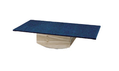 Rocker Board - Wooden with carpet - side-to-side, front-to-back combo - 30