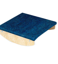 Rocker Board - Wooden with carpet - side-to-side, front-to-back combo - 18" x 18" x 5"