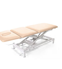 Galaxy, 3 Section Hi-Lo Treatment Table, Foot Bar Lift, 79 x 25 x 21, 4 Casters