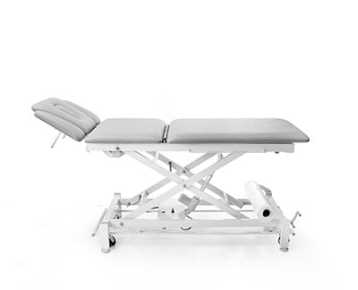 Galaxy, 5 Section Wide Hi-Lo Treatment Table, Foot Bar Lift w/Posture Flex, 4 Casters