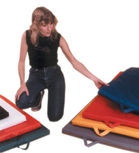CanDo Mat with Handle - Non Folding - 1-3/8" PE Foam with Cover - 6' x 8' - Specify Color