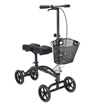 Drive, Dual Pad Steerable Knee Walker Knee Scooter with Basket, Alternative to Crutches