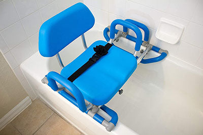 HydroSlide Bath Chair, Padded Swivel Seat