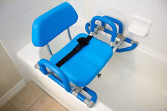 HydroSlide Bath Chair, Padded Swivel Seat