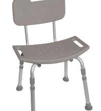 Shower chair with back, KD, 4 each