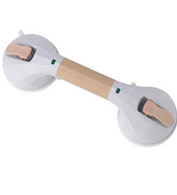 Drive, Suction Cup Grab Bar, 12", White and Beige
