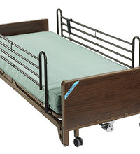 Drive, Delta Ultra Light Full Electric Low Hospital Bed with Full Rails and Innerspring Mattress