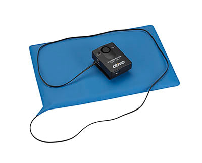 Drive, Pressure Sensitive Bed Chair Patient Alarm with Reset Button, 10" x 15" Chair Pad