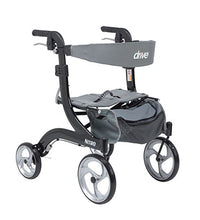 Drive, Nitro Euro Style Rollator Rolling Walker, Hemi Height, Black
