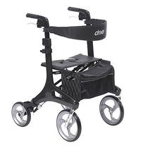 Drive, Nitro Elite CF Carbon Fiber Rollator Rolling Walker, Black