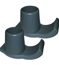 Drive, Walker Glide Ski, Gray, 1 Pair