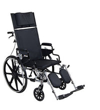 Drive, Viper Plus GT Full Reclining Wheelchair, Detachable Desk Arms, 18" Seat