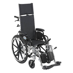 Drive, Viper Plus Light Weight Reclining Wheelchair with Elevating Leg Rests and Flip Back Detachable Arms, 12