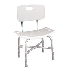 Drive, Bariatric Heavy Duty Bath Bench with Backrest