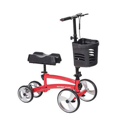 Nitro Glide Knee Walker, Red