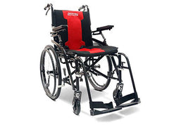 So Lite, Super Lightweight Folding Wheelchair, Black Frame