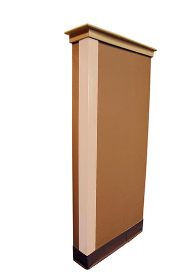 Corner Guard, Almond, 1" x 1" x 48", Case of 20