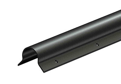 Corner Guard, Bullnose Black FR, 2.5" x 48", Case of 20