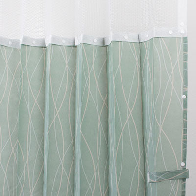 Disposable Privacy Curtains, Arbor Pattern, Case of 24