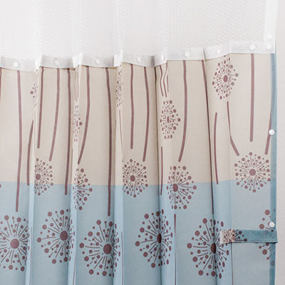 Disposable Privacy Curtains, Blossom Pattern, Case of 24