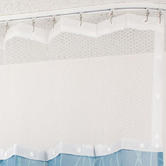 Snap Mesh Privacy Curtain Heading, 12