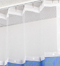 Snap Mesh Privacy Curtain Heading, 18" (for 8'5" Ceiling)