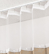 Snap Mesh Privacy Curtain Heading, 24" (for 9' Ceiling)