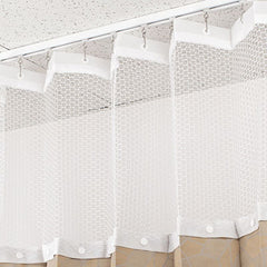 Snap Mesh Privacy Curtain Heading, 24