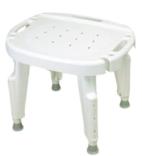 Adjustable shower seat , no arms, no back