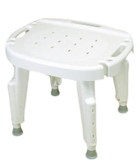 Adjustable shower seat , no arms, no back