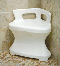 Corner shower seat