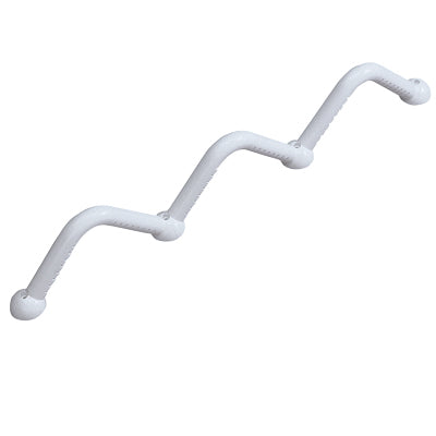 Grab bar, multi-level, plastic, 25"