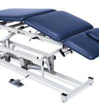 treatment table - electric hi-low, 76" L x 27" W x 18" - 37" H, 3-section