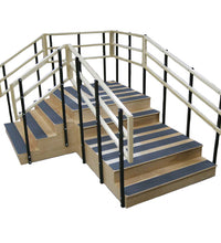 Bariatric training stairs, 78" x 104"