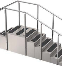 Whitehall, Stainless Steel Training Stairs, 120" x 35" x 60"