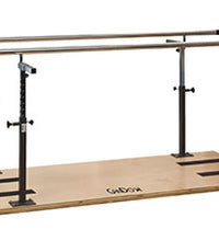 CanDo Platform Mounted Parallel Bars, Height & Width Adjustable, 400 LB Capacity, 10'