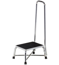 Clinton, Chrome Bariatric Step Stool, Handrail