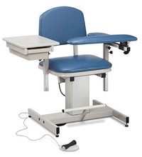 Clinton, Power Series Phlebotomy Chair, Padded Flip Arm, Drawer