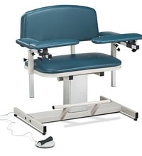 Clinton, Power Series Phlebotomy Chair, Extra-Wide, Padded Arms