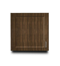 Clinton, Fashion Finish Wall Cabinet, 1 Door, 24" x 12" x 24"